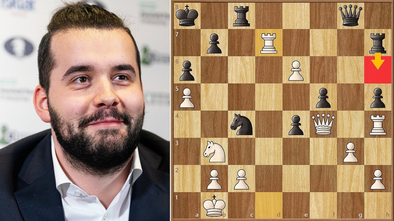 30...Rh6! Is This Chess or Poker??? || Nepo vs Caruana || World Fischer Random Championship (2019)