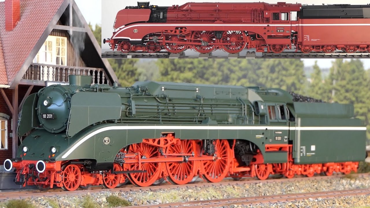 Unboxing Baureihe 18 201 von KM1 Modellbau in 1:32 - Spur 1-Modellbahn-Review Dampflok BR 18.2 DR