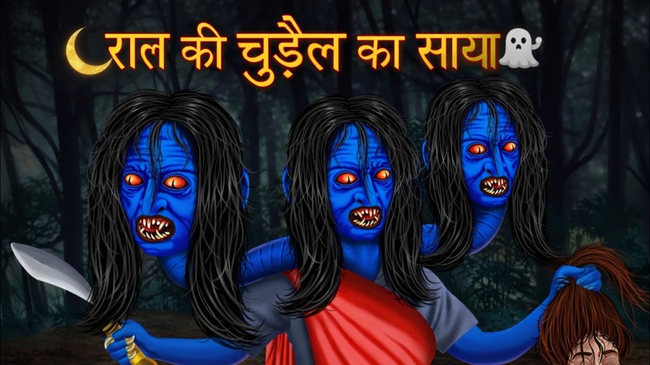  जंगल में रात की चुड़ैल का साया || #morl story || #हिंदी कहानियां 