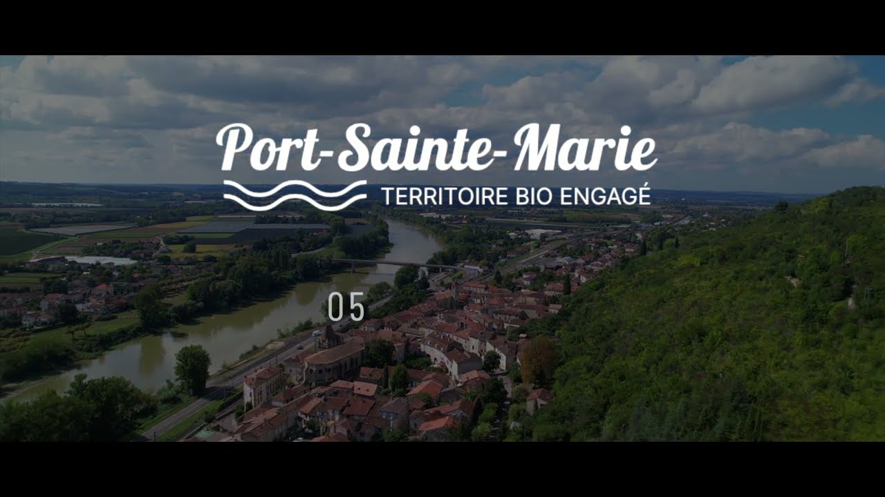 Port Sainte Marie vue du ciel 2021