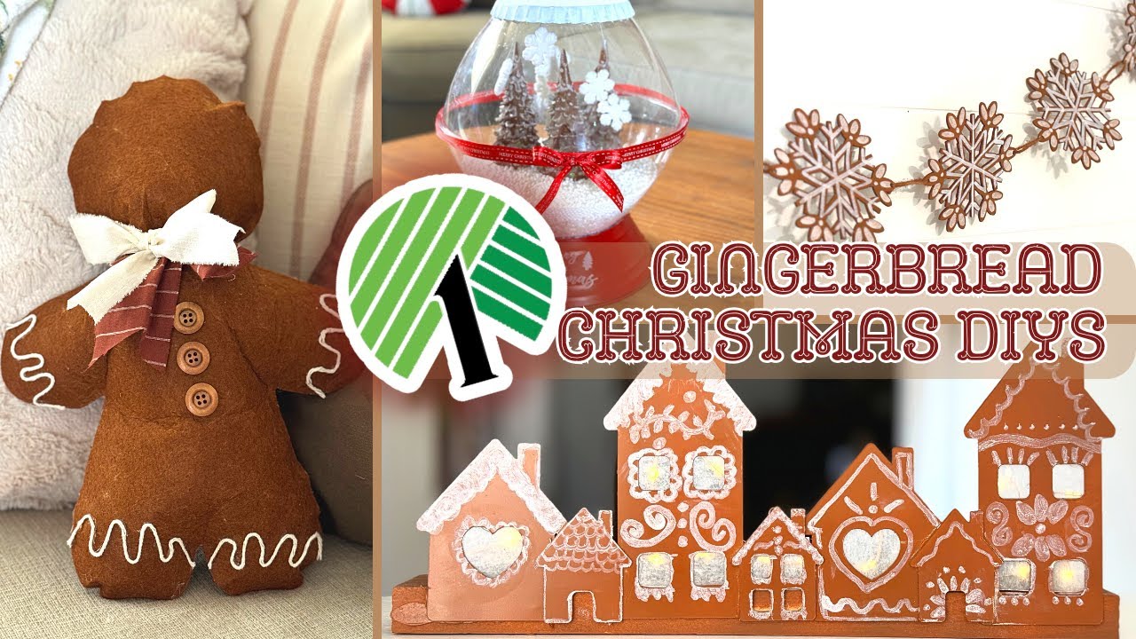 Dollar Tree DIY Gingerbread Theme Decor