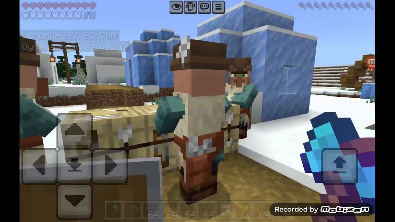 Minecraftta 2 sandık dolusu zümrüt topladım (part 2) @morteox19 