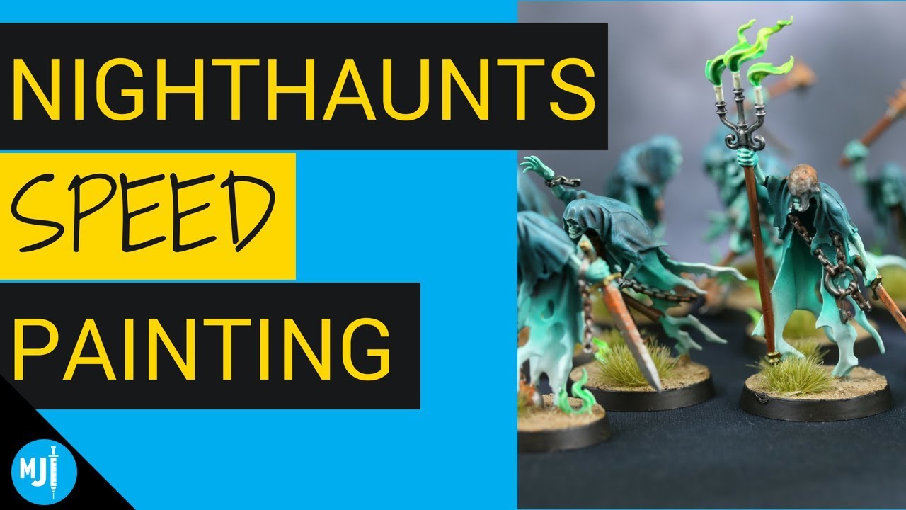 Как покрасить Nighthaunt Chainrasp Horde Age Of Sigmar