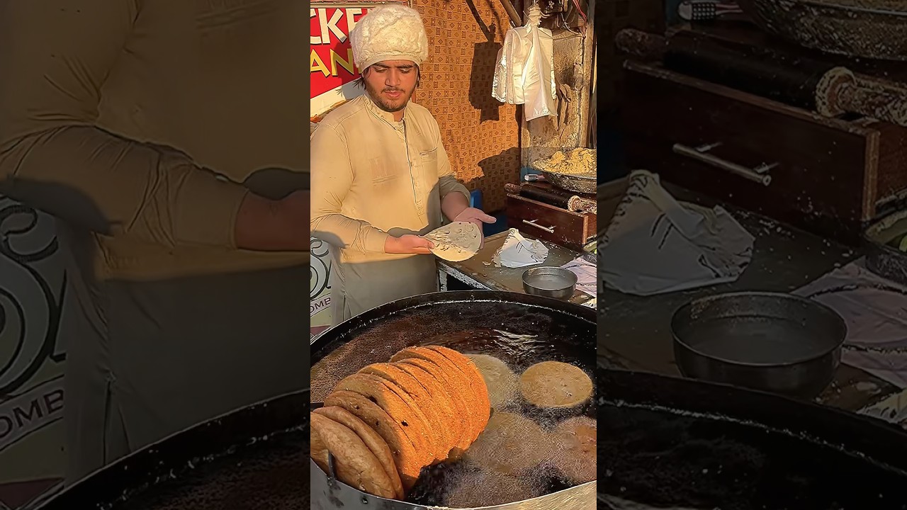 MOST Unique Peanut Bread Making Technique🤯😱Viral Street Food Pakistan #foodie #pakistanifood