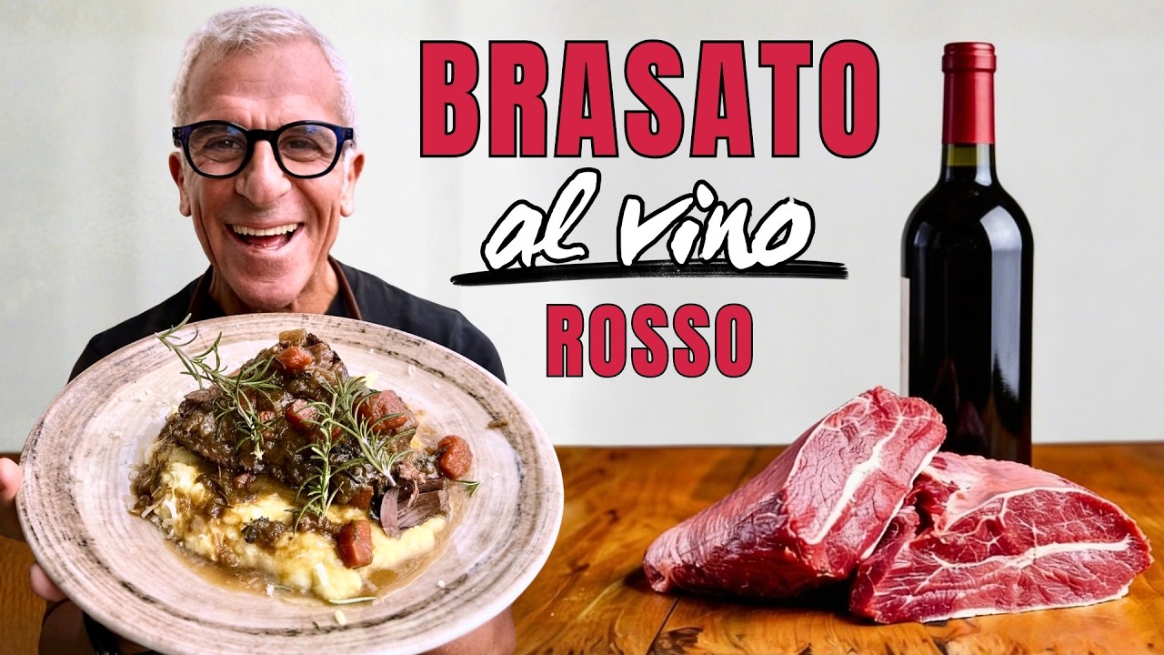 Il miglior BRASATO al Vino Rosso della tua vita! Ricetta di Chef Max Mariola