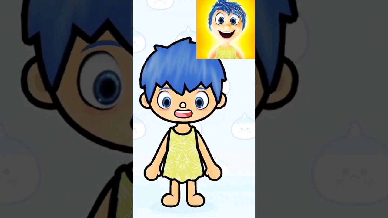 JOY (РАДОСТЬ) В ТОКЕ 🌞💛 #токабока #tocaboca #tocabocaworld #головоломка #insideout2 #joy #shorts