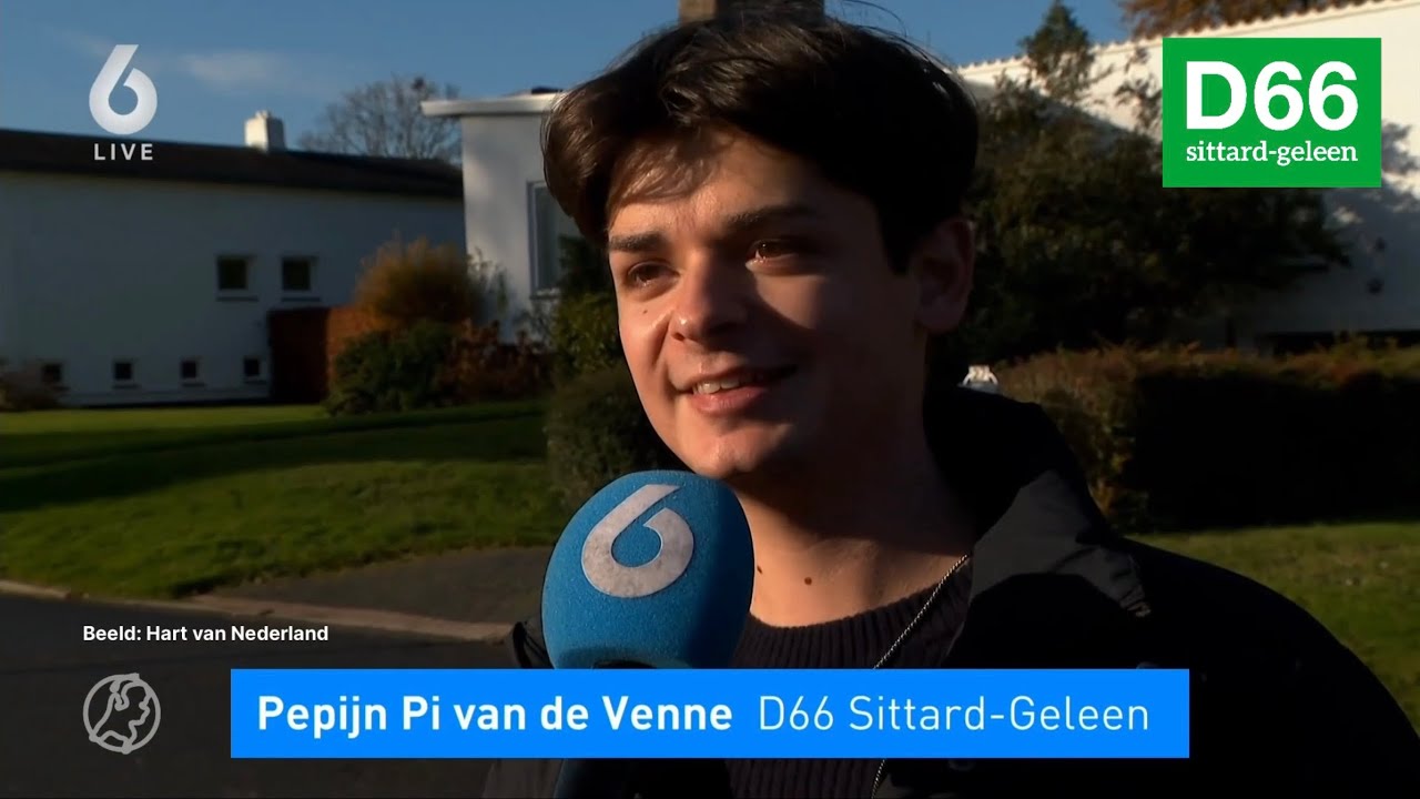 Raadslid Pepijn Pi Van de Venne (D66): ‘Flodder terug naar Sittard-Geleen’ — Hart van Nederland (TV)