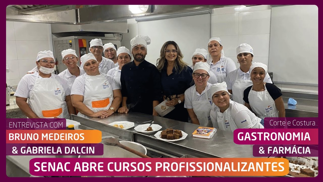 SENAC ABRE CURSOS PROFISSIONALIZANTES EM PATOS NOS MESES DE SETEMBRO E OUTUBRO
