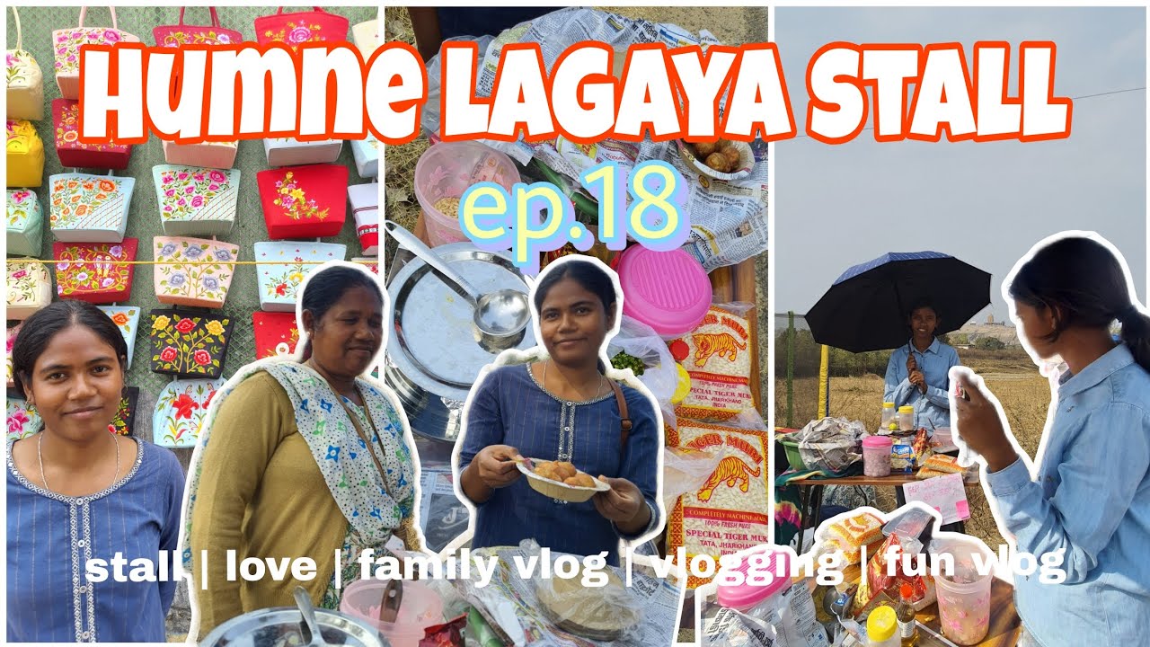 Food stall with mummy | ep.18 | jojotv | vlog | family vlog | vlogging 