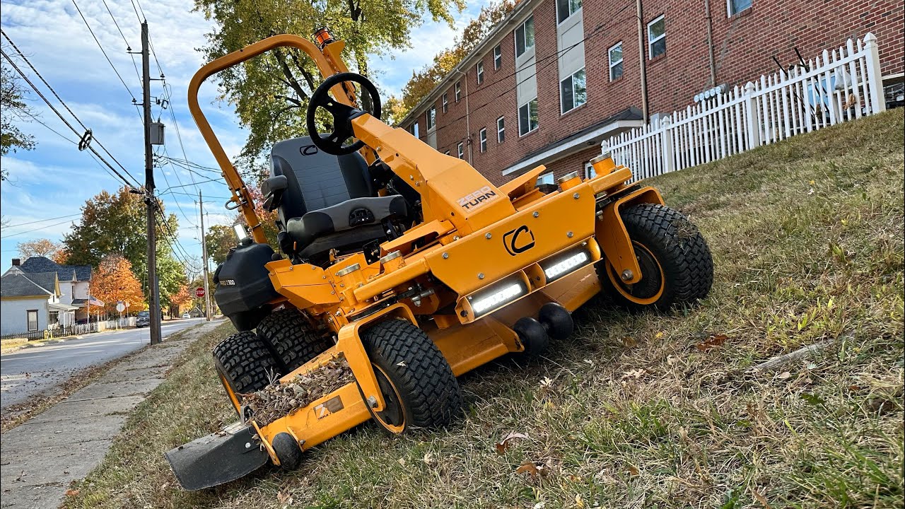 Hill Mowing With 72 Inch Cub Cadet SDL (Articulating Seat, Insane Innovation)