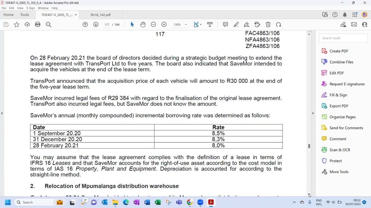 Leases for Lessees | Savemore Ltd - FAC4863