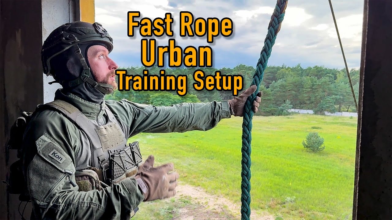 Urban Fast Rope Training Setup