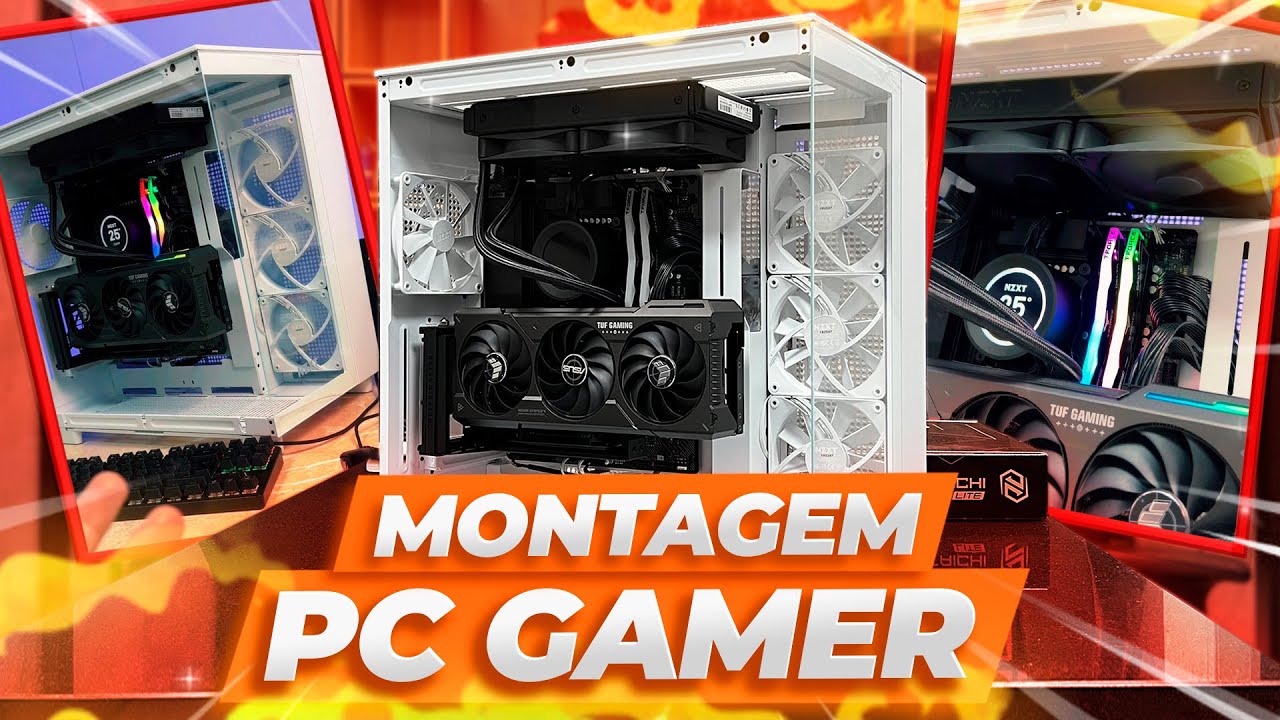 Montagem PC GAMER dos SONHOS do Zero Pronto pra Rodar TUDO! (Montagem Completa)