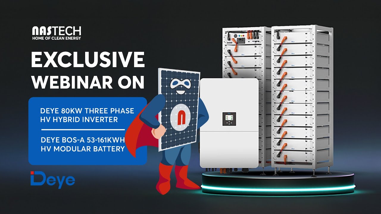 Deye Webinar: 80kW Hybrid Inverter + BOS-A Installation 🔋| Solar webinars | 2025