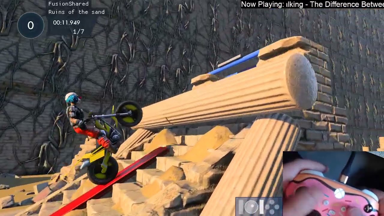 Ruins of the sand & Contemporary (Controller Cam) - Ninja Lvl 5's - Trials Fusion Custom Tracks