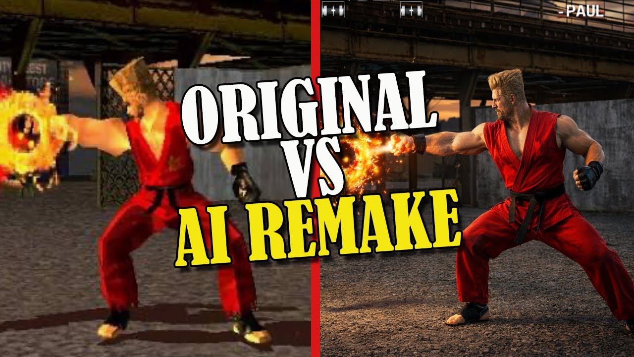 Tekken 3 Reimagined - Original vs AI Remake: Genius or Blasphemy?