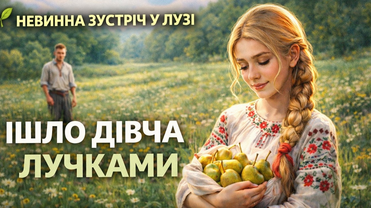 🌿 Невинна зустріч, що вирішує долю | «Ішло дівча лучками» — українська народна пісня