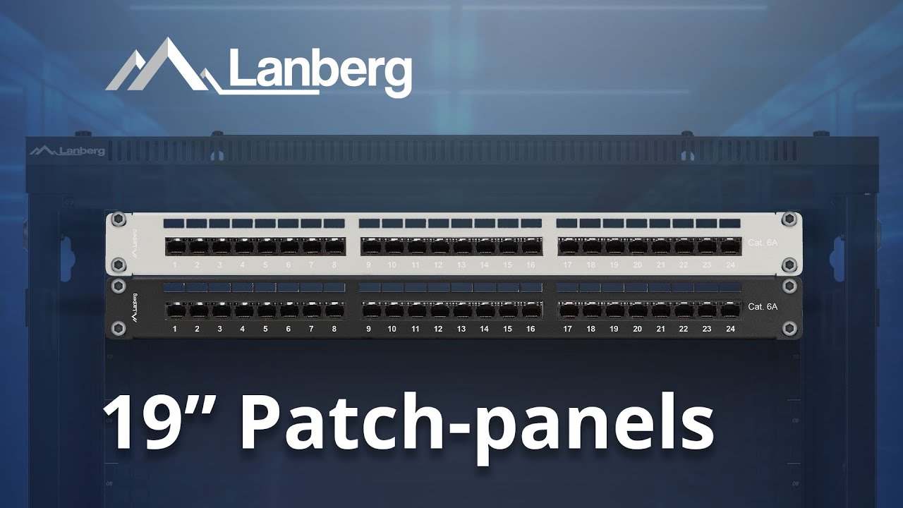 Lanberg 19″ Rack Patch Panels — UTP/FTP Cat5/5e/6/6a/7 | Tidy Up! 🔧🧹