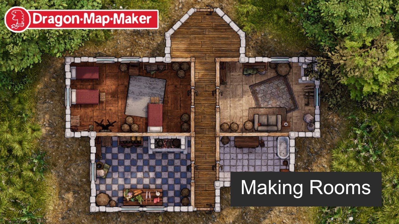 Dragon Map Maker: Kickstarter Live Map Demo - Rooms