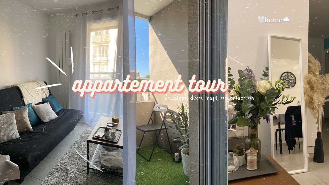 APPARTEMENT TOUR étudiant (30m2 à LYON) ☁️