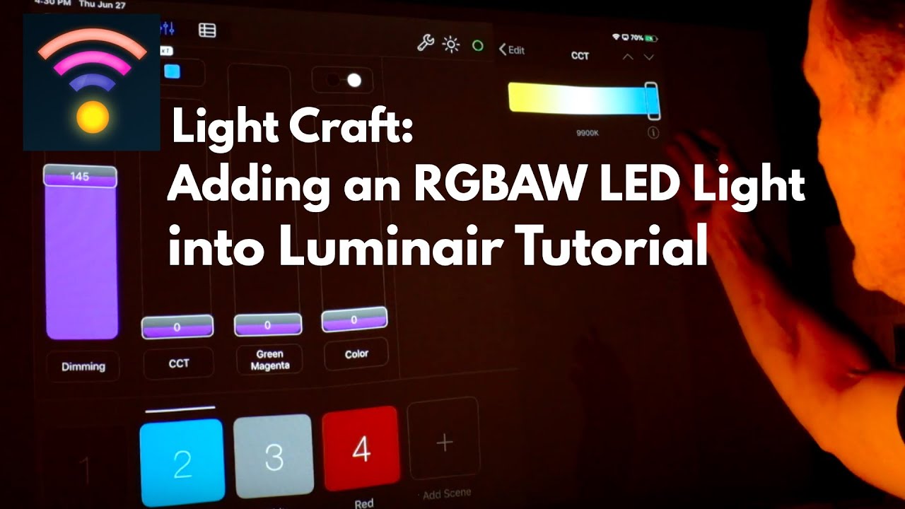 Light Craft: Adding an RGBAW LED Light into Luminair Tutorial