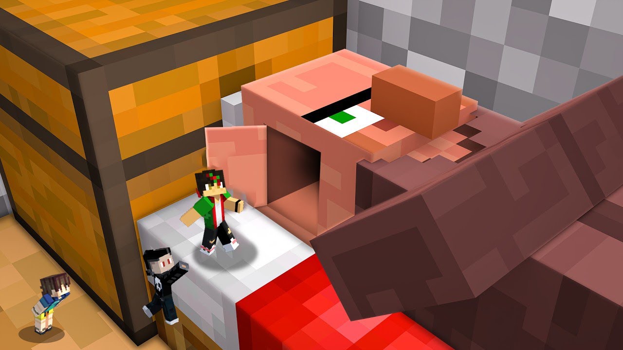 We Found A Secret Inside This Villager in Minecraft