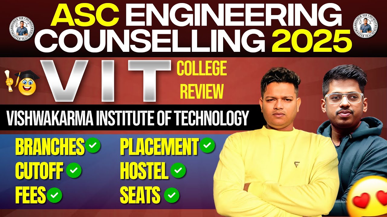 VIT Pune Placements, Fees, Campus - All Details College Review 2025 By Abhishek Sir Counselling ASC