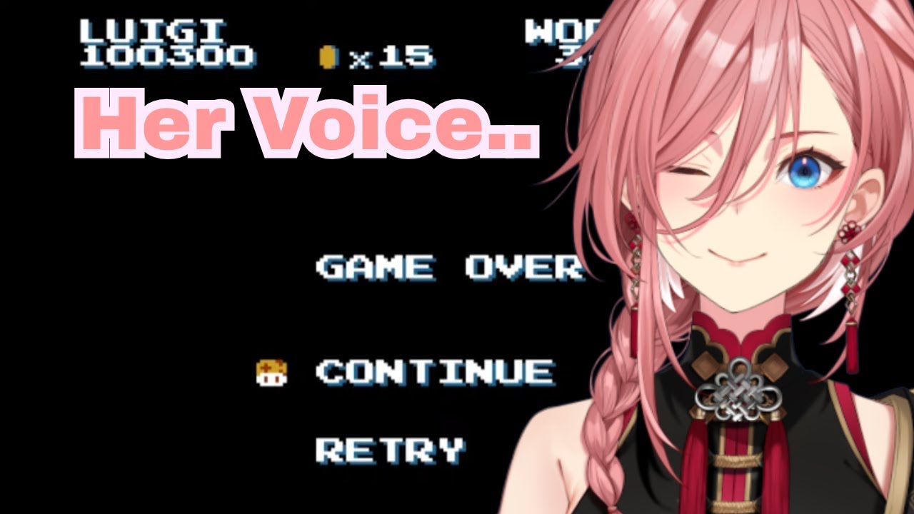 Lui Using a Cute Voice to Play Mario 「Hololive English Sub」