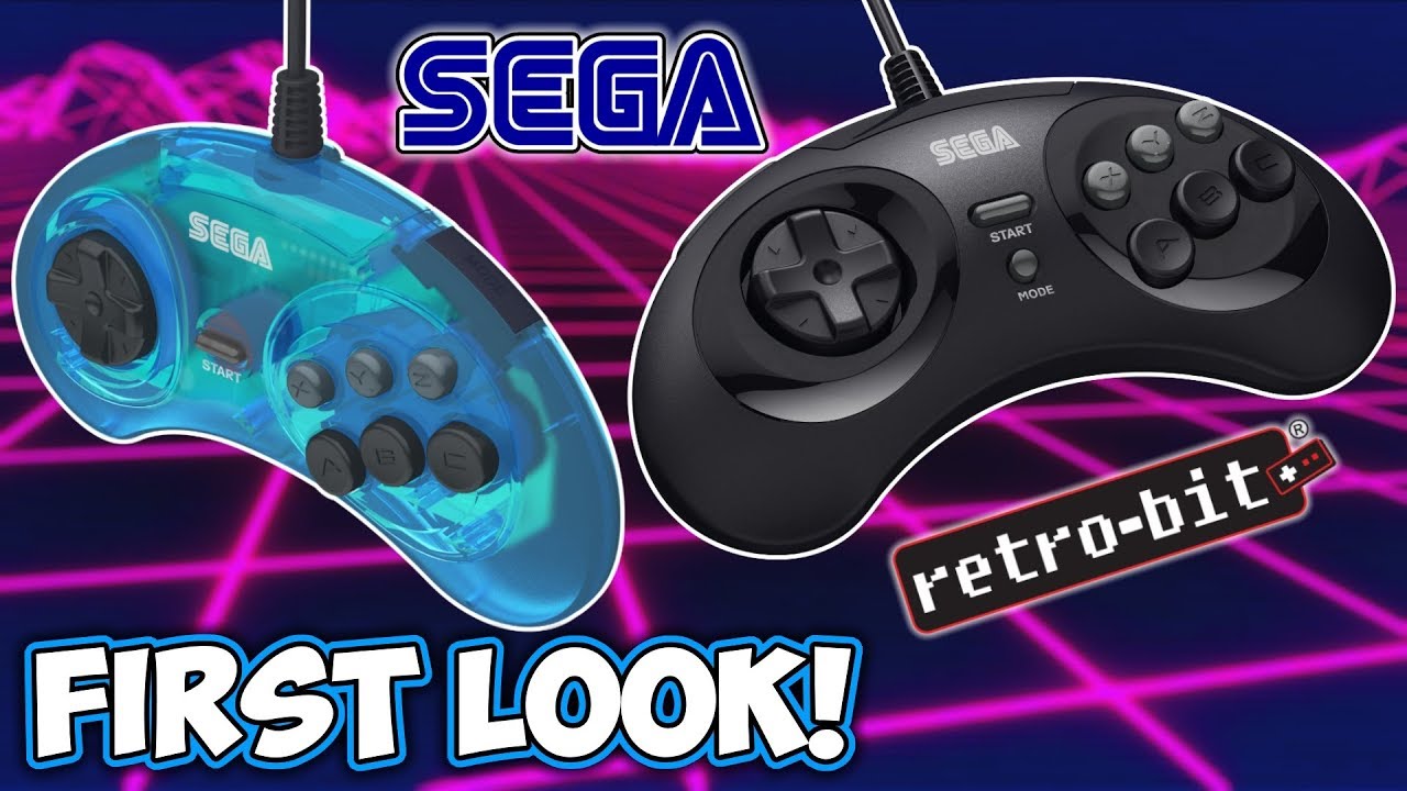 FIRST LOOK! New Official Sega Genesis Controllers From Retro-Bit!