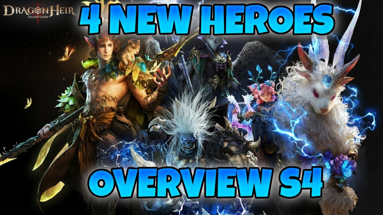 Dragonheir Season 4: FULL BREAKDOWN of the 4 New Heroes! (Skills )
