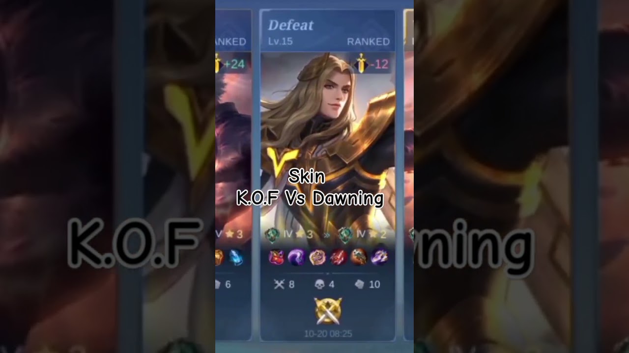 K.O.F VS Dawning  mga astig Limited Skin 5k Likes