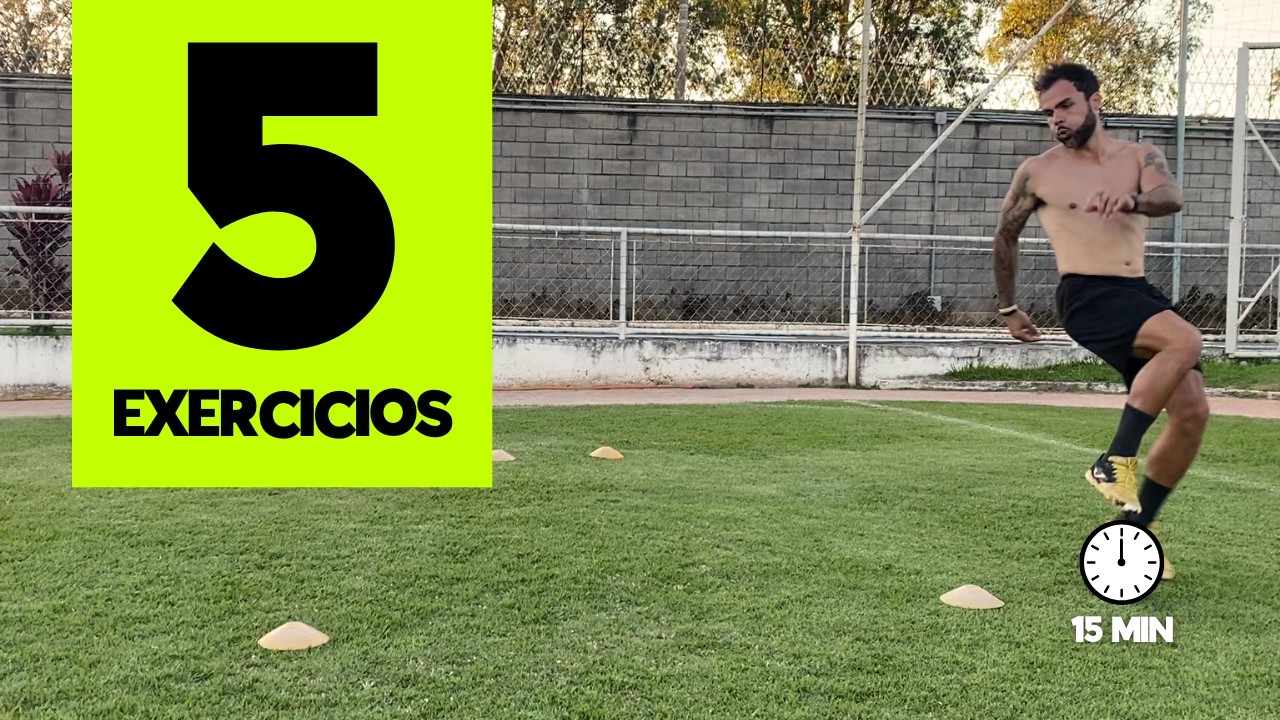 5 Treinos físicos e técnicos para fazer sozinho em apenas 15 minutos!