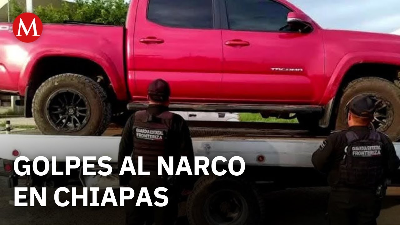 Operativos en Chiapas dejan 8 detenidos; poseían armas y drogas