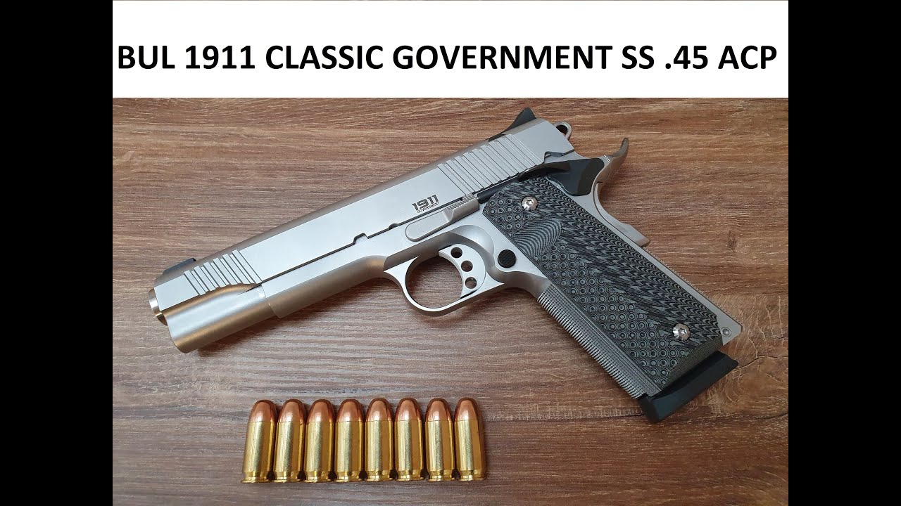 BUL 1911 CLASSIC GOVERNMENT SS .45 ACP