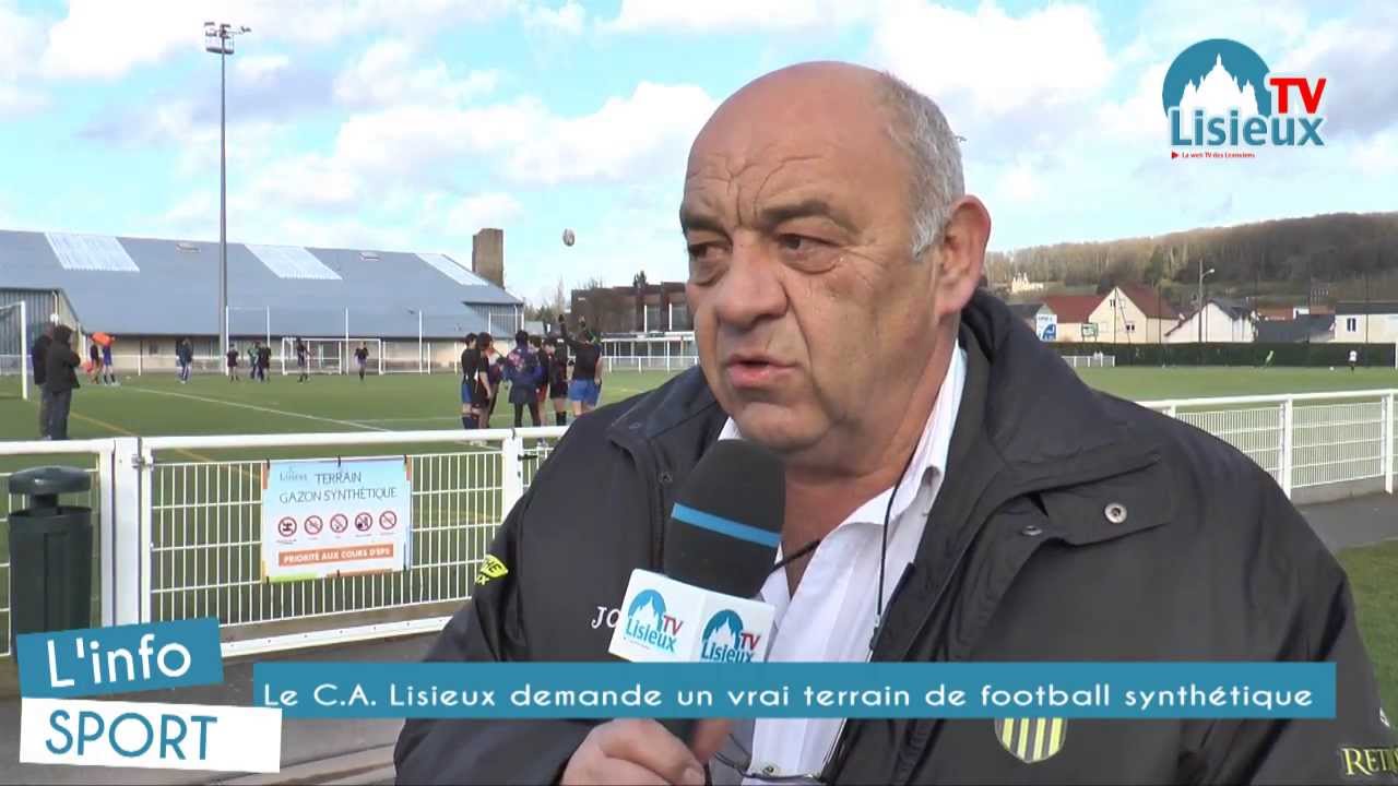 Le C.A. Lisieux demande un terrain de football synthétique