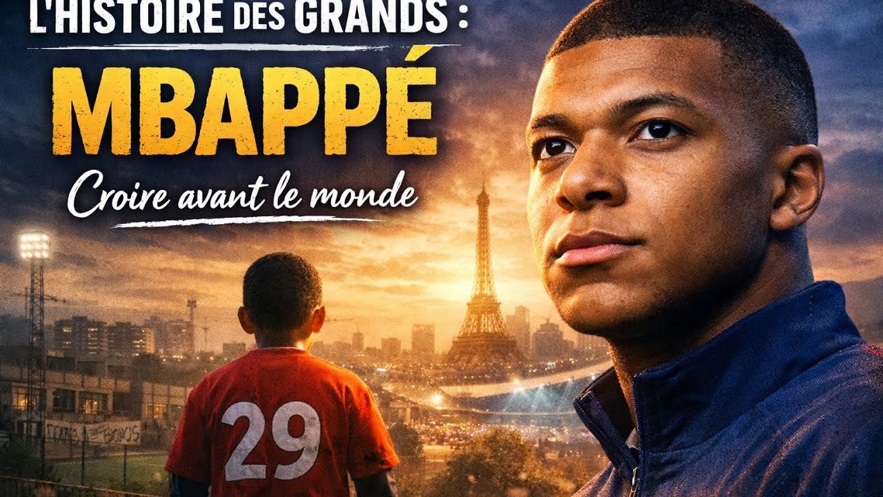 L’HISTOIRE DES GRANDS : Kylian Mbappé – croire avant que le monde y croie