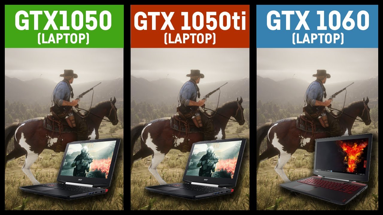 GTX 1050 vs 1050ti vs 1060 (Laptop) in 2020