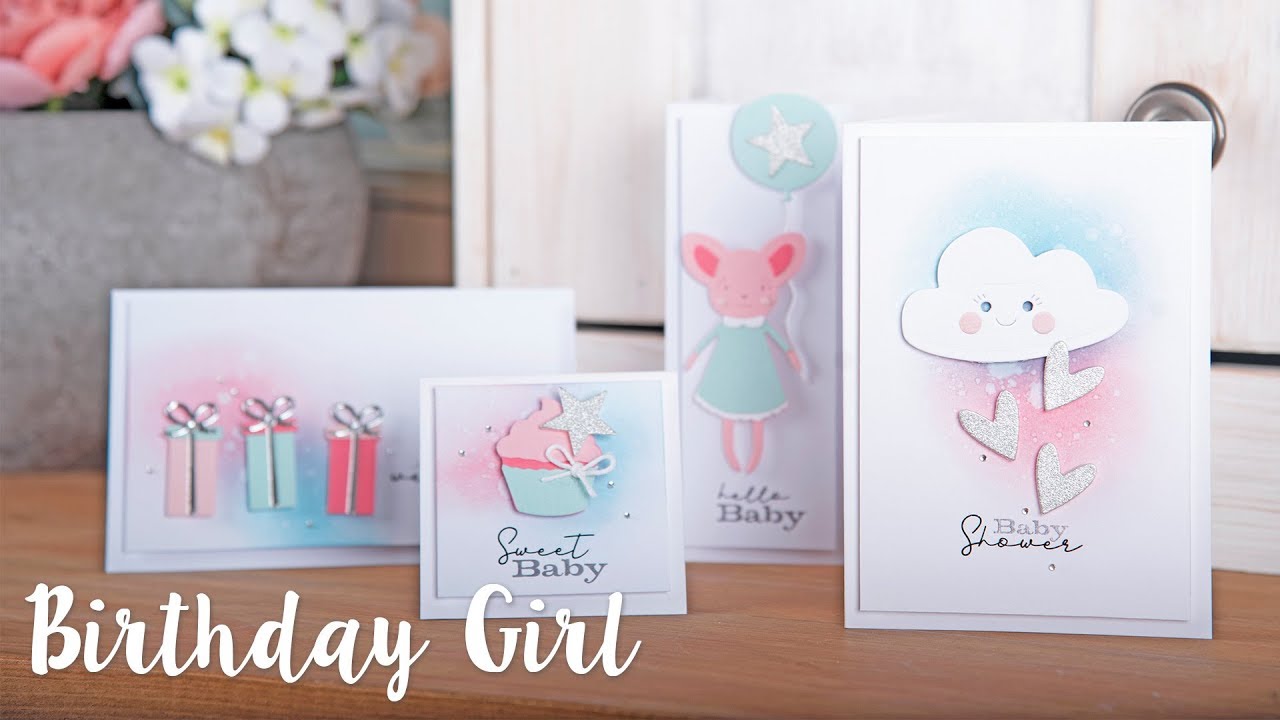 Lovely Baby Shower Card - Sizzix