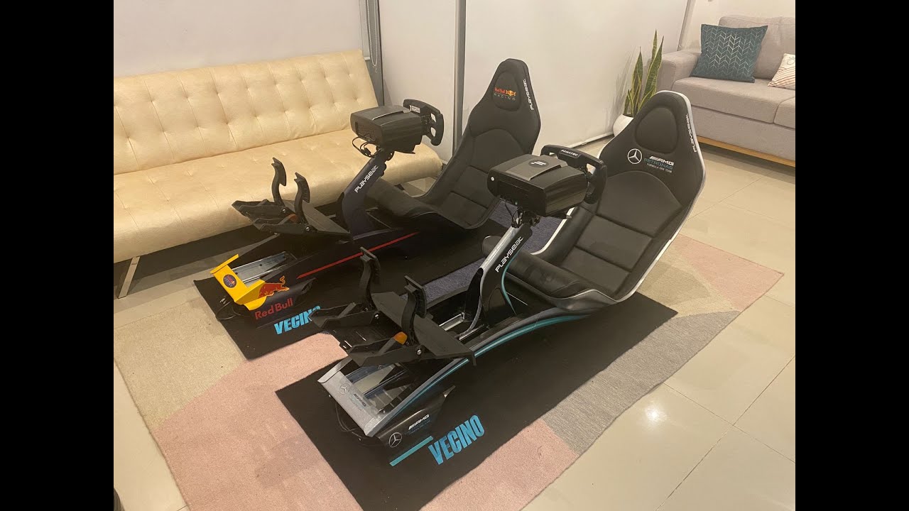 UNBOXING PLAYSEAT F1 PRO RED BULL RACING Y ENSAMBLE DE COCKPIT COMPLETO CON PANTALLAS.