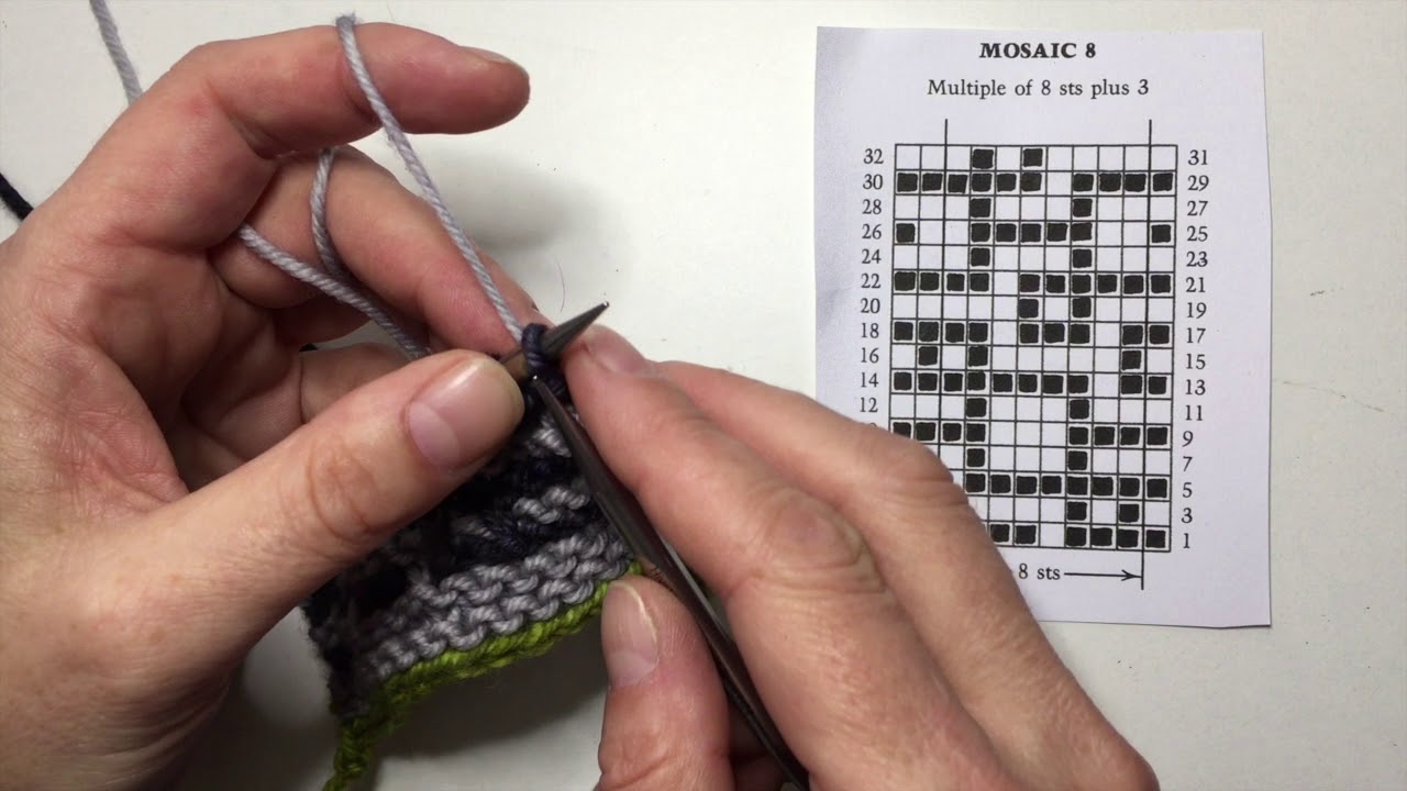 Garter Mosaic Knitting