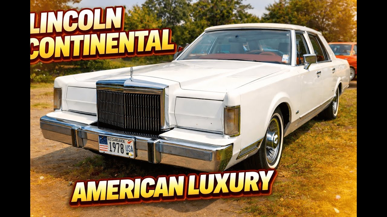 Lincoln Continental — American luxury from the 70s | Huge V8 and the style of the era