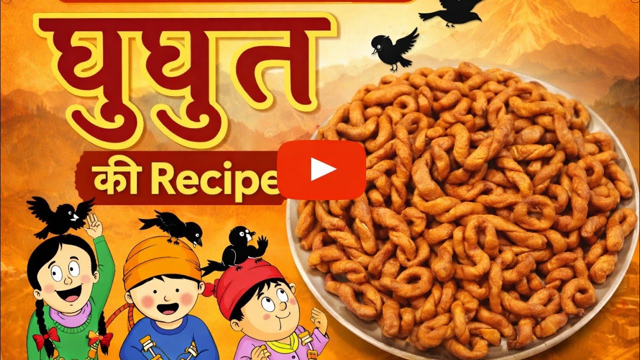 उत्तराखण्ड की प्रसिद्ध मिठाई घुघुत की रेसीपी | घुघुत की रेसीपी #makarsankranti #tilkeladoo 