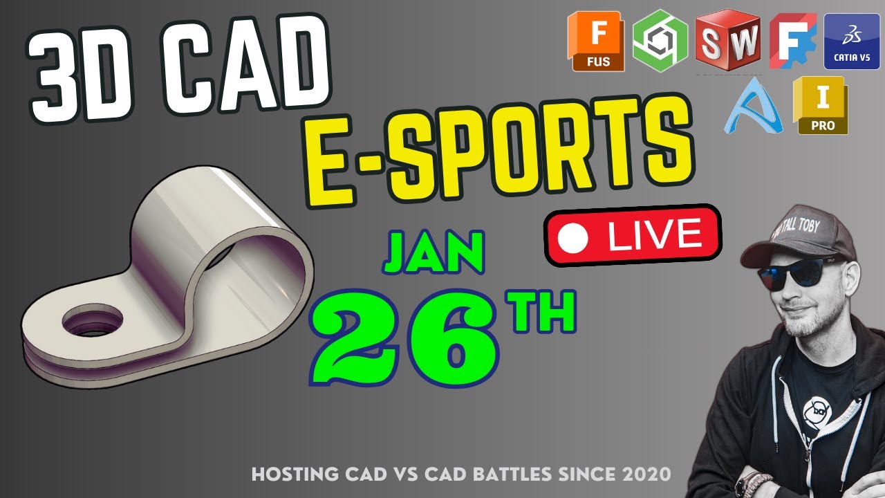 Model Monday Live | CAD Speed Modeling Battles, Tutorials, Tips and Tricks (January 26th, 2026)