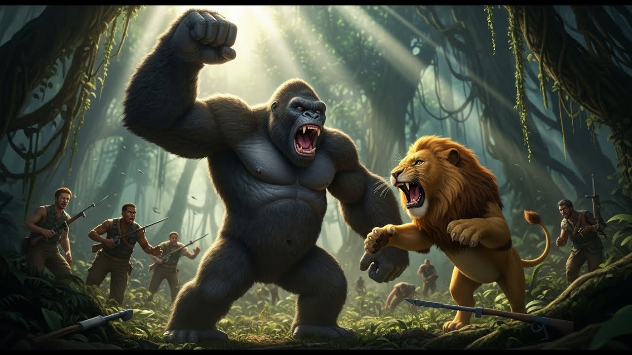 Can KING KONG and SIMBA LION vs POACHERS Save the Wild?