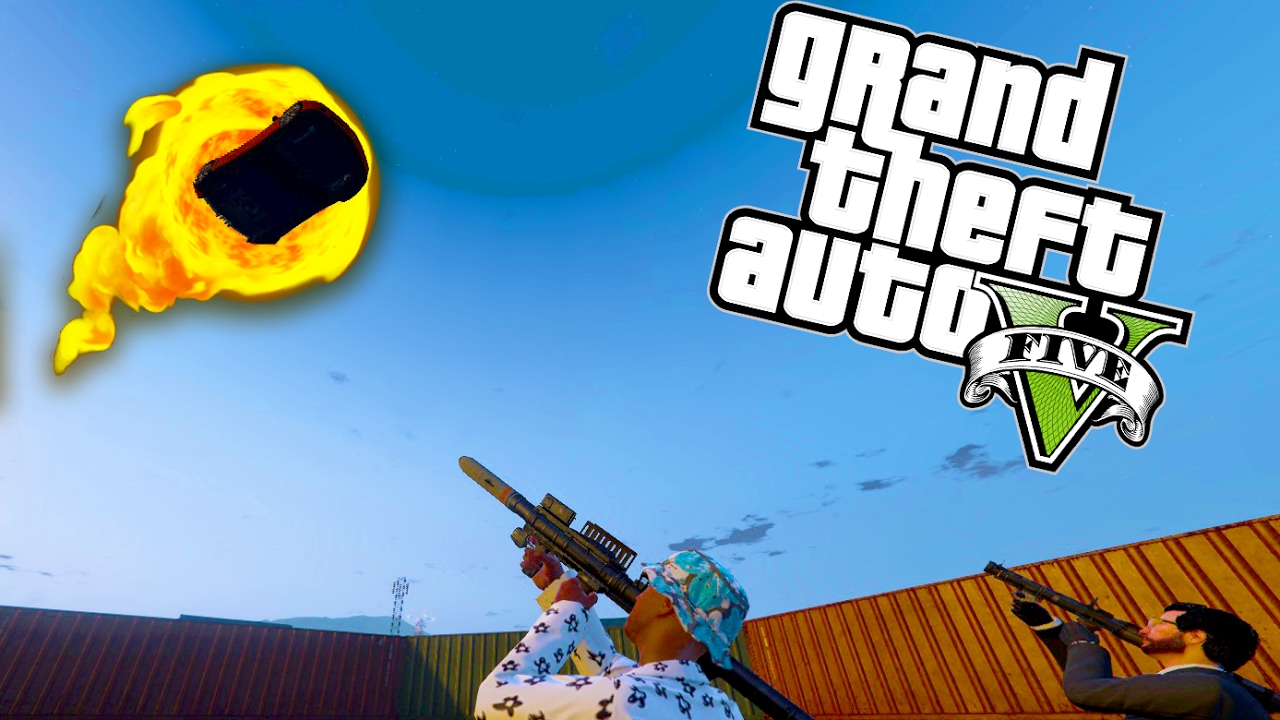 LATAJĄCE SAMOCHODY, TRZEBA JE ZESTRZELIĆ! - GTA V ONLINE /W Flothar, Mattyniu, Manoyek