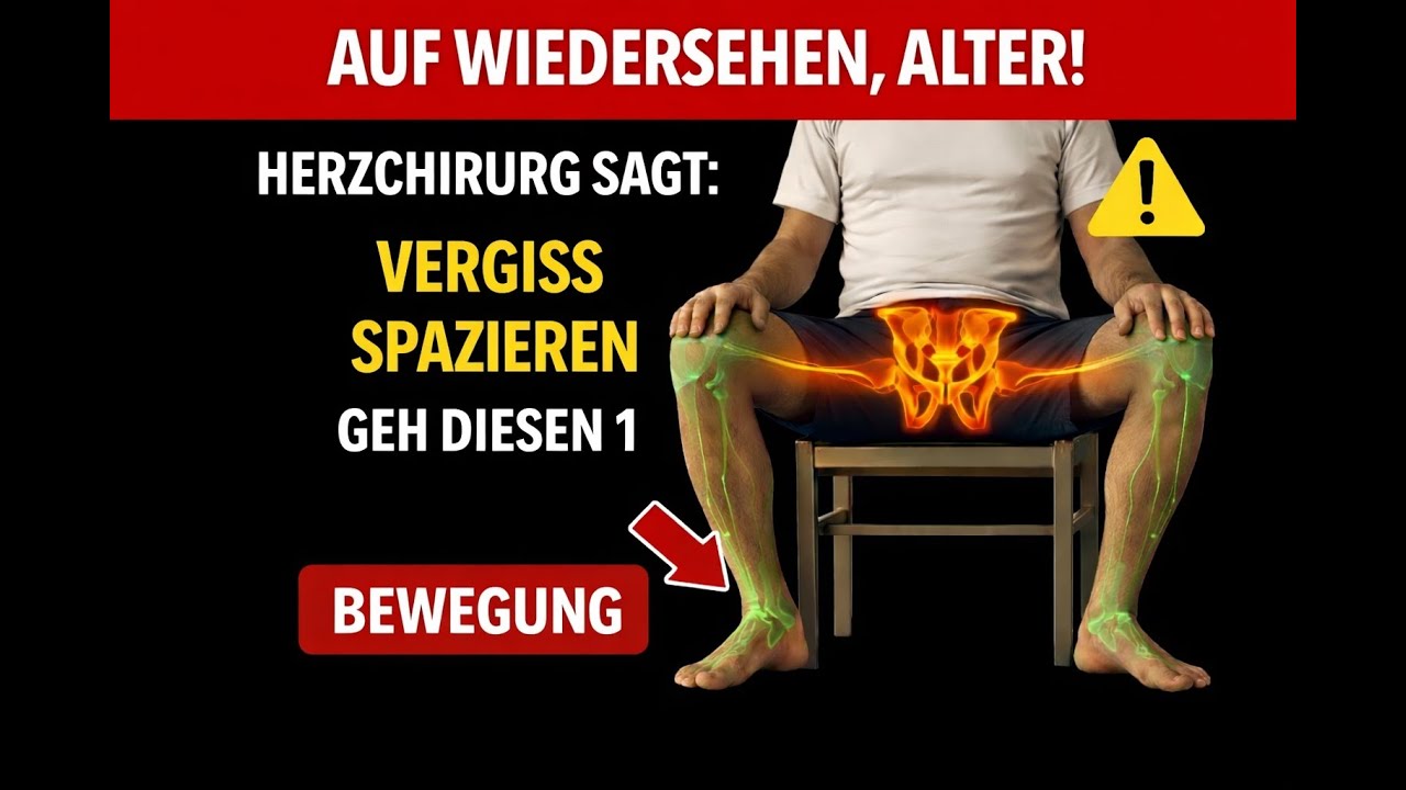 Über 60? Diese Übung im Sitzen ist besser als Gehen und wird von Chirurgen empfohlen.