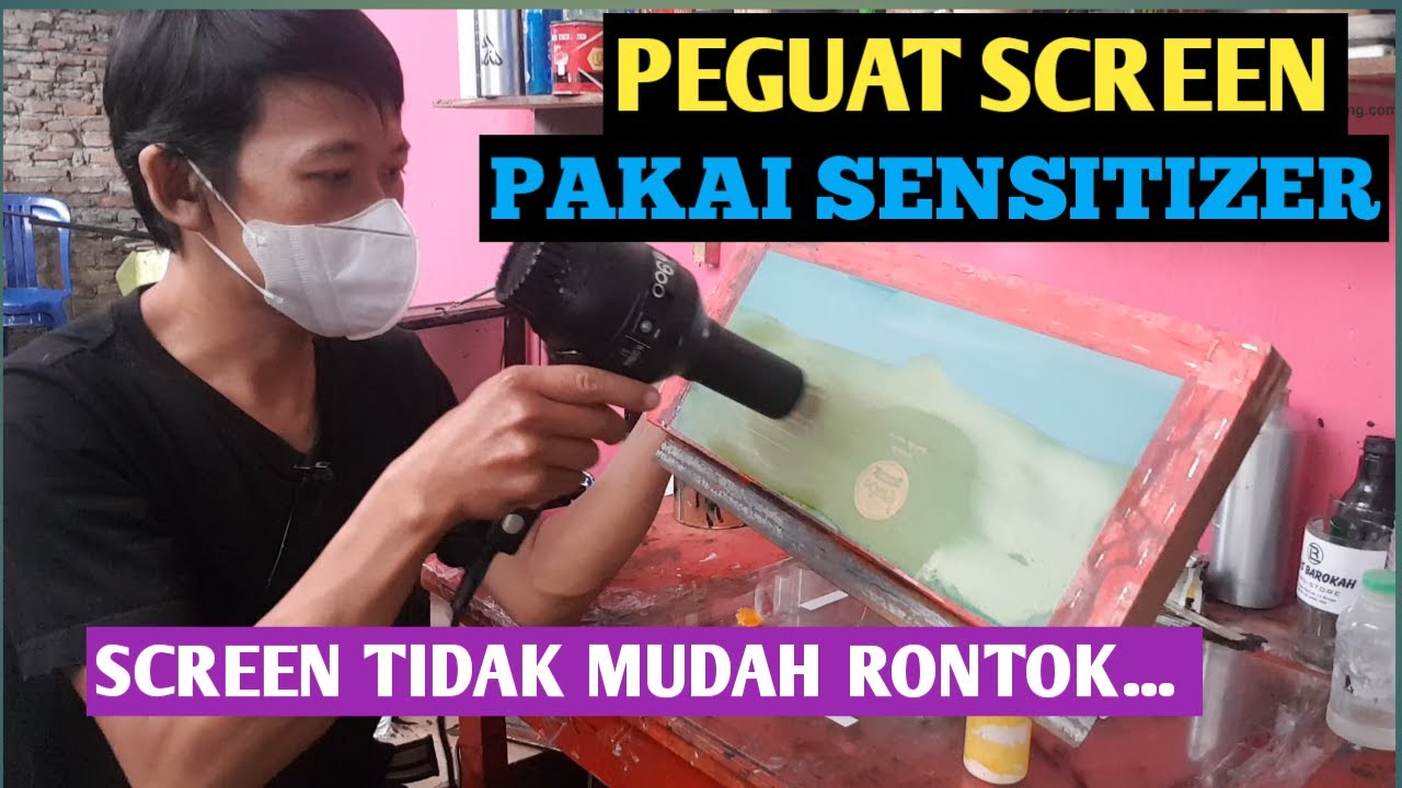 TIPS AGAR SCREEN SABLON TIDAK MUDAH RONTOK
