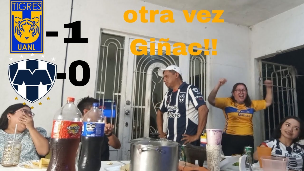 Reacción..Giñac lo volvió a hacer Tigres -1 Monterrey -0 Clásico Regio 142. Liga mx 