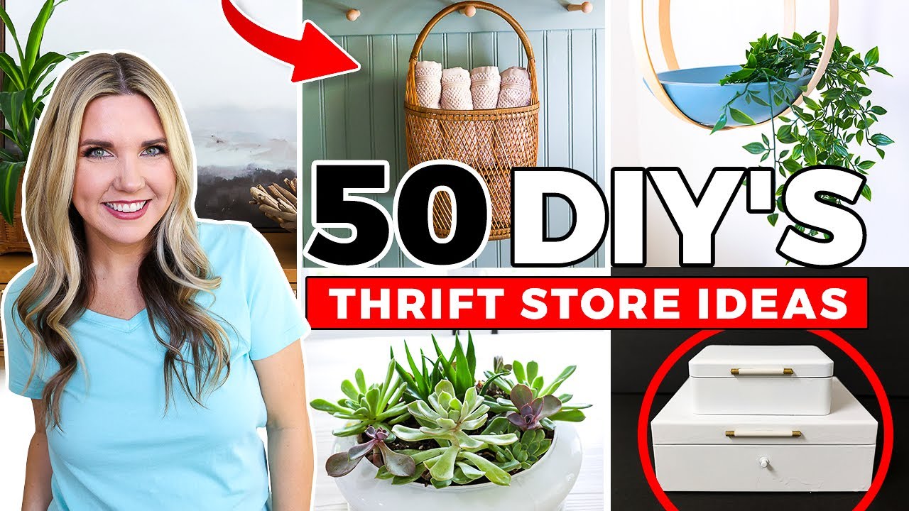 DIYing my entire HOME with Thrift Store Items!