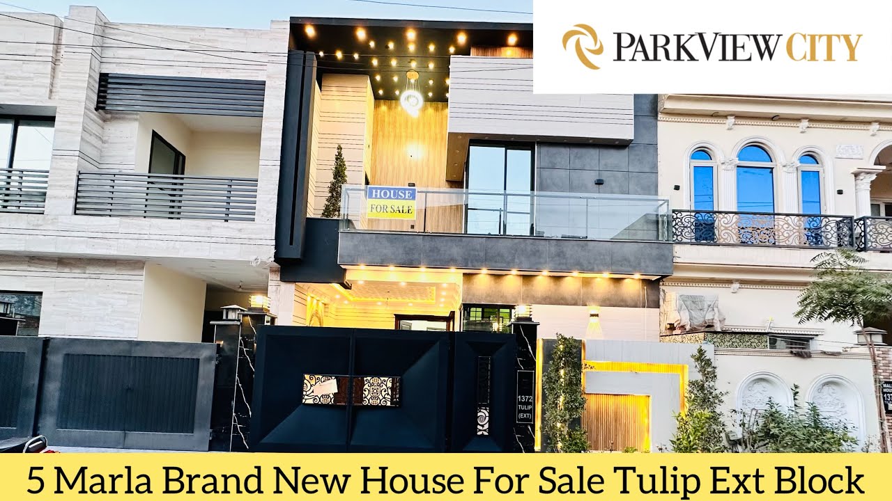 5 Marla Brand New House For Sale || Tulip Ext Block || Park View City Lahore || Demand 230 Lac
